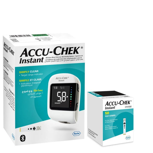 Accu-Chek Instant Mmol Kit + Strips 50"S