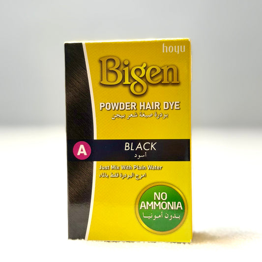 Bigen Powder Hair Dye A Black, 6G