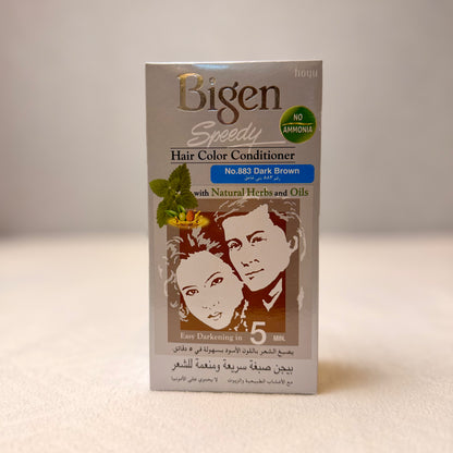 Bigen Speedy No.883 Dark Brown Hair Colour Conditioner, 1Pc