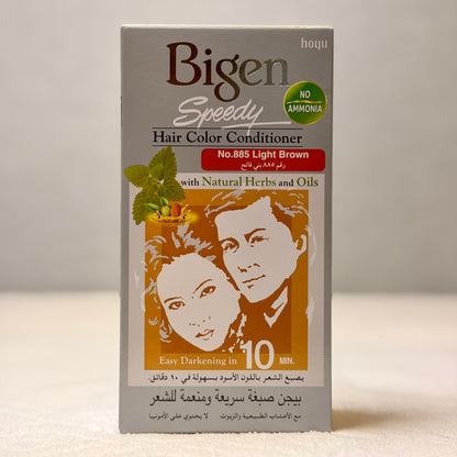 Bigen Speedy No.885 Light Brown Hair Colour Conditioner, 80G