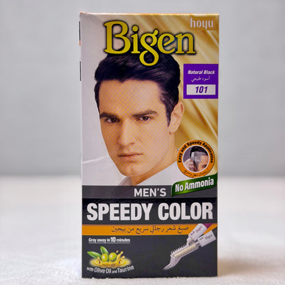 Bigen Men's Speedy Natural Black 101 Hair Colour, 1Pc