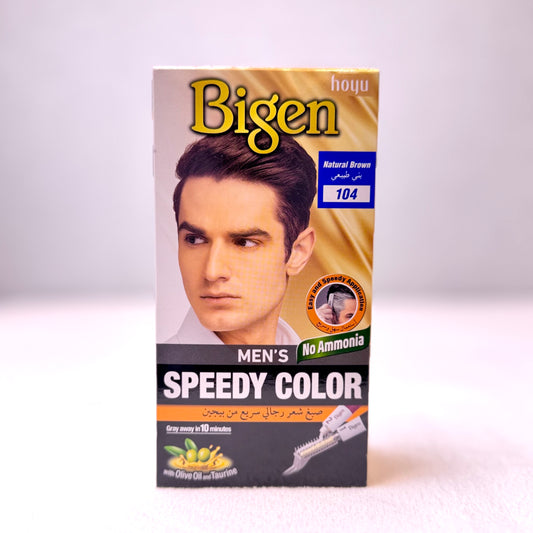 Bigen Men's Speedy Color 104 Natural Brown, 80G
