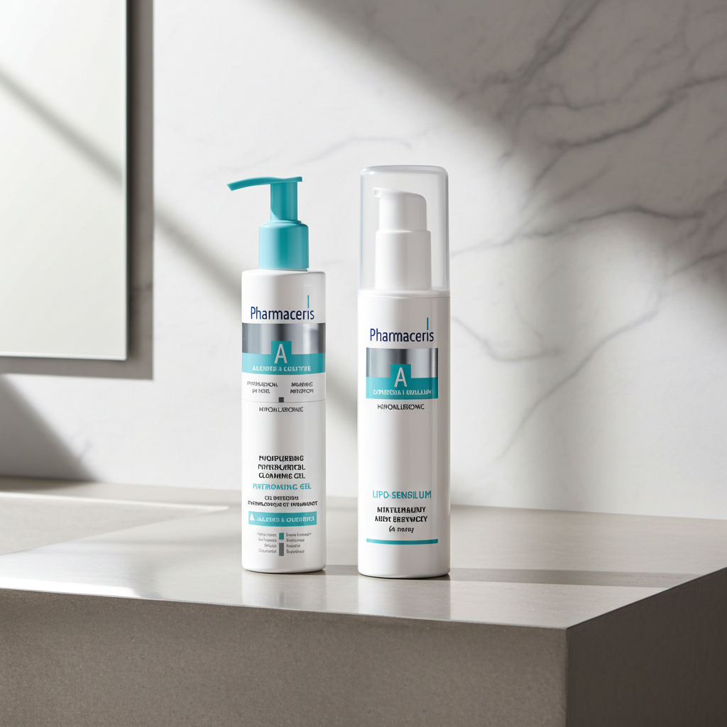 Pharmaceris A Lipo-Sensilium Nourishing Cream 50 ml + Physio-Gel Cleansing Gel 190 ml Offer Pack