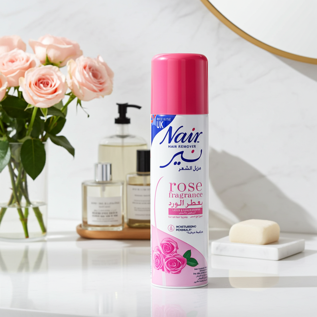Nair Hair Removal Spray with Rose Fragrance 200ml