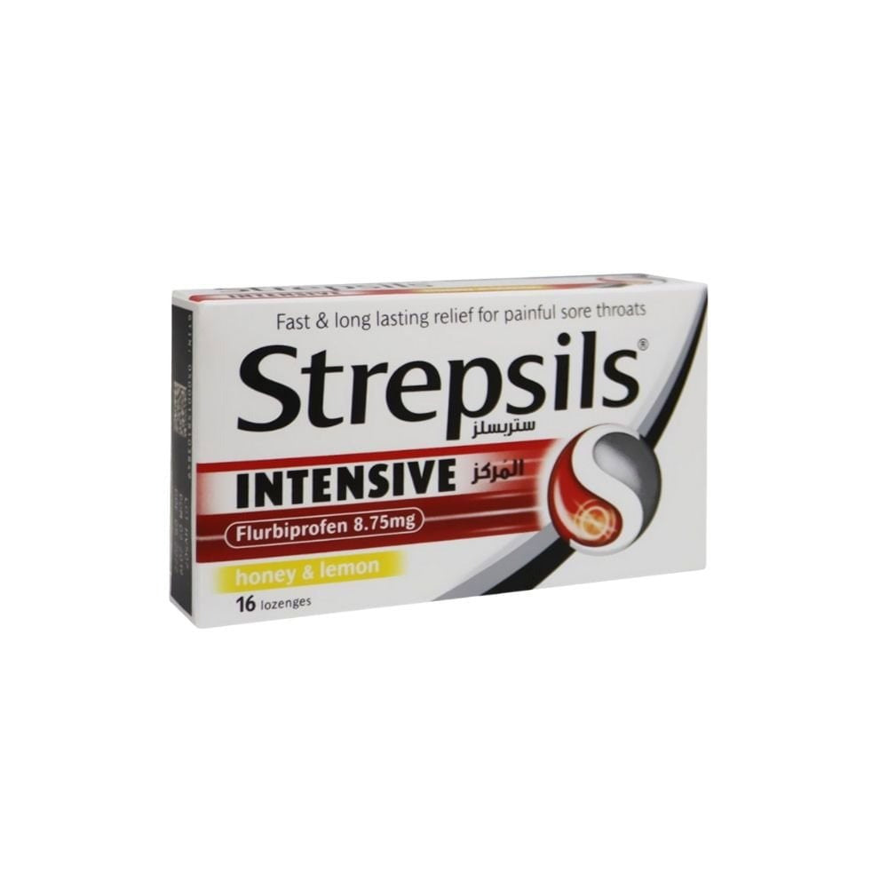 Strepsils Intensive Honey Lemon 16 Lozenges