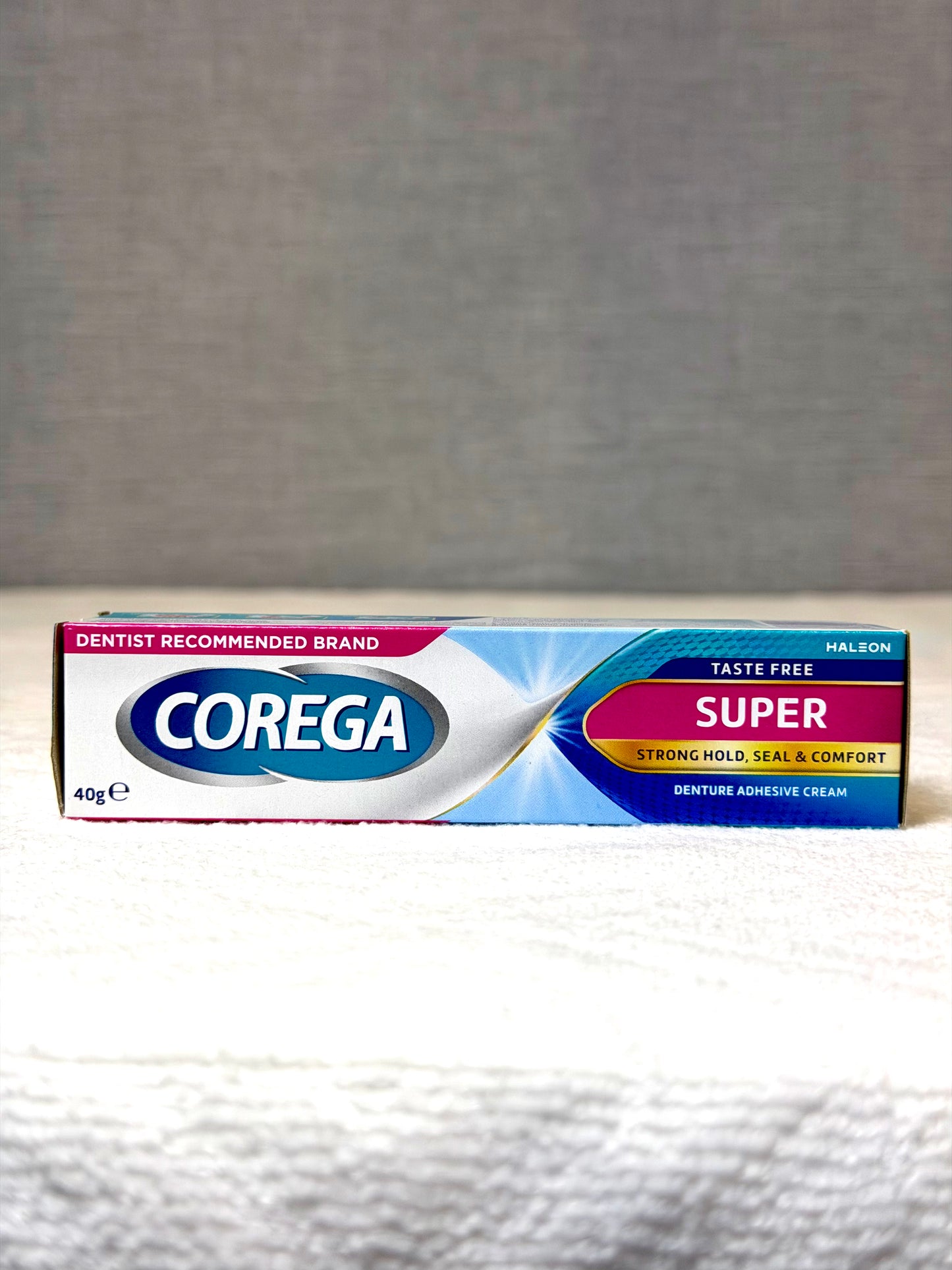 Corega Oral Fixative Super Taste Free Cream 40 G
