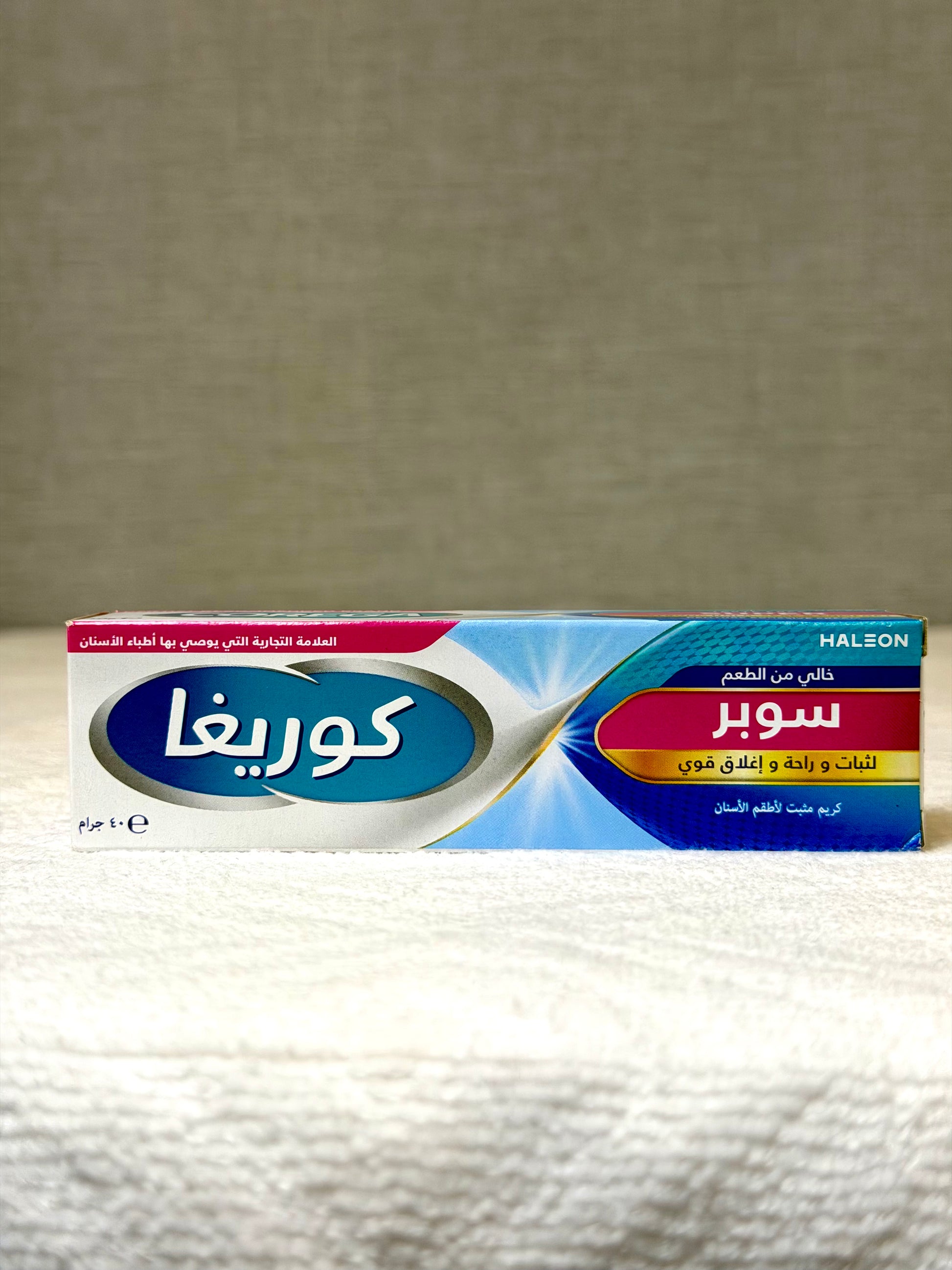 Corega Oral Fixative Super Taste Free Cream 40 G