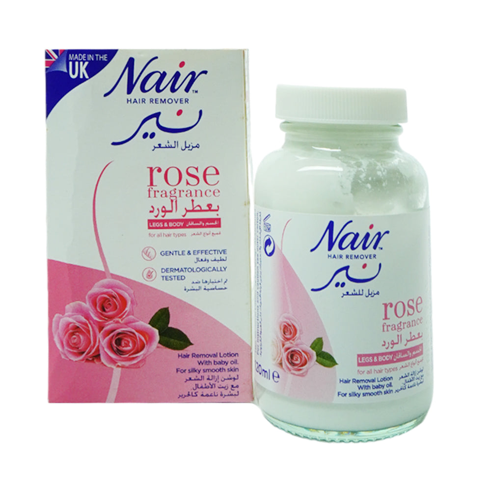 Nair Hair Removal Lotion with Rose Fragrance 120ml
