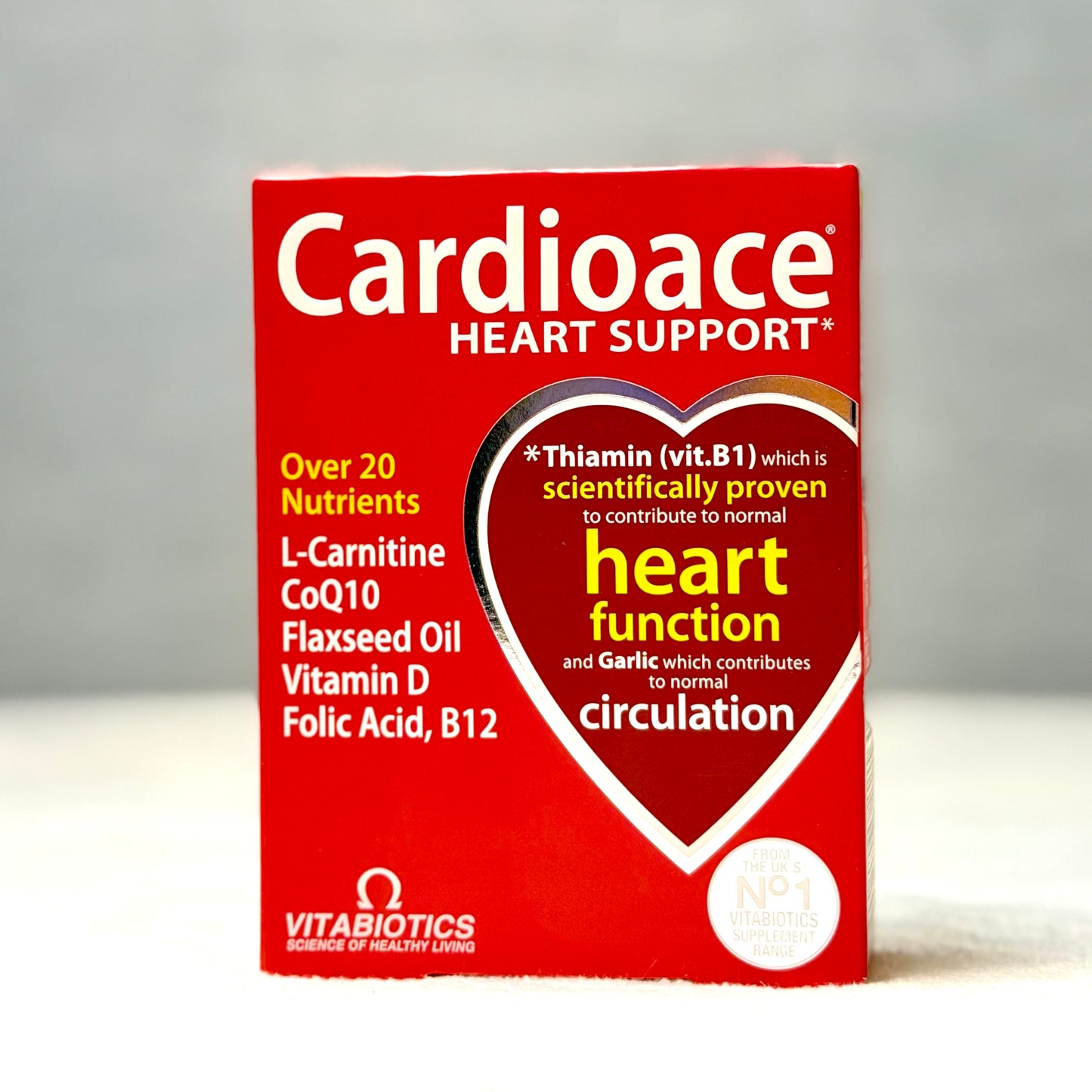 Vitabiotics Cardioace Original Heart Health Supplement – 30 Capsules