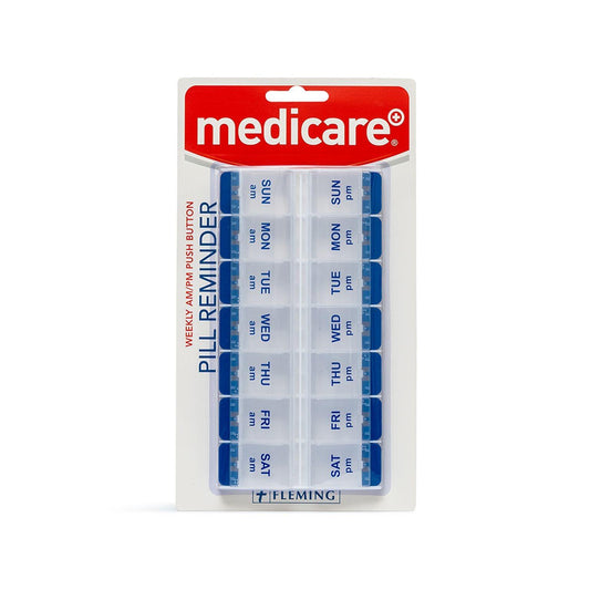 Medicare 7 Day Push Button Pill Box