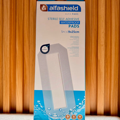 Alfashield Wp Sterile Pads 9X25cm S-018, 5 Pieces