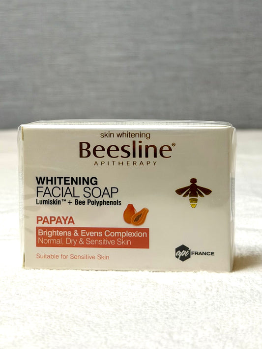 Beesline Whitening Facial Soap Papaya 85g | Brightening Face Bar