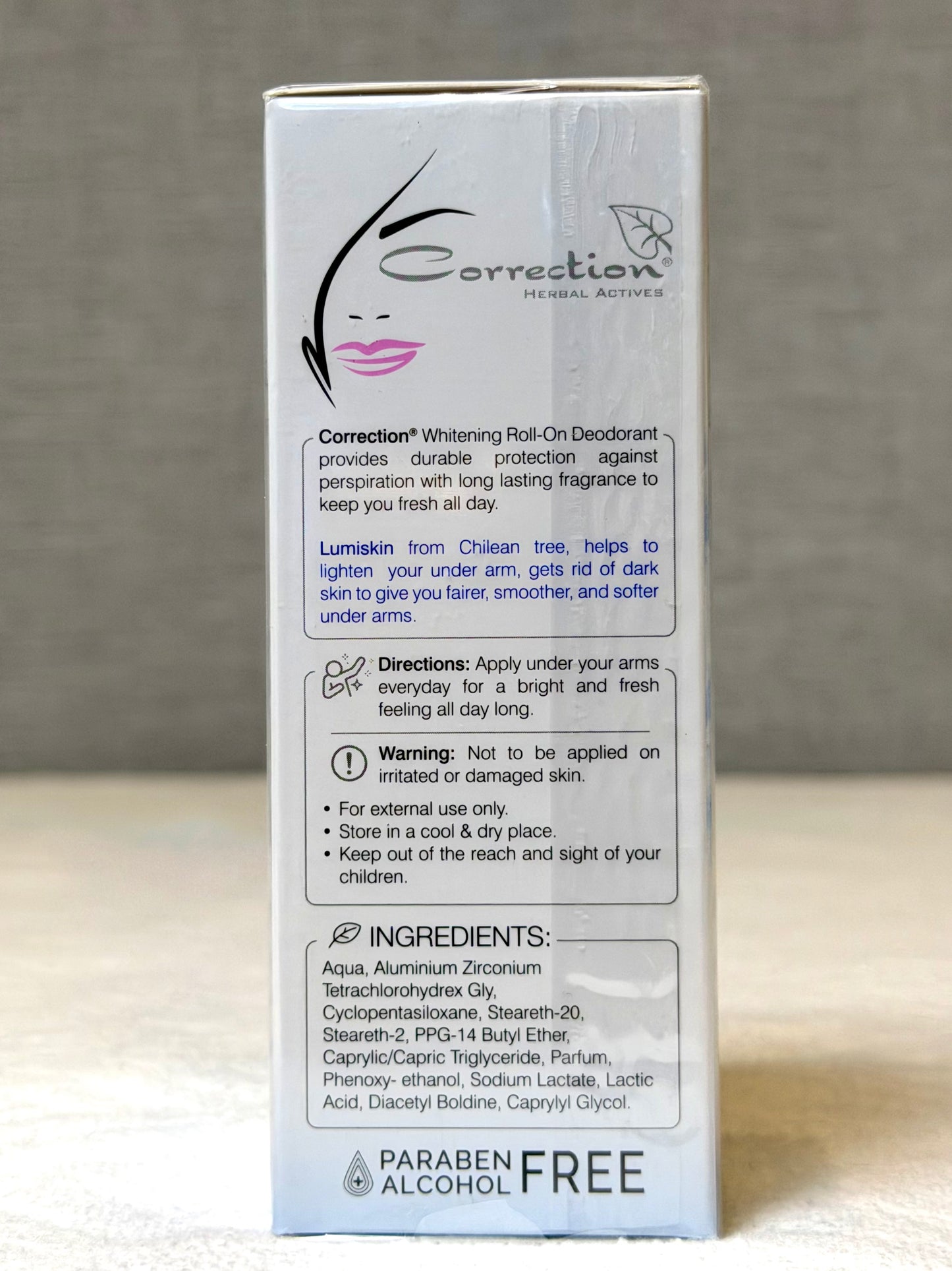 Correction Roll-On Deodorant Blue 60ml