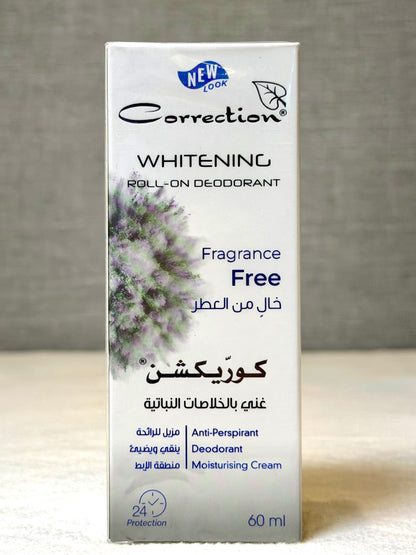 Correction Roll-On Deodorant Fragrance Free 60ml