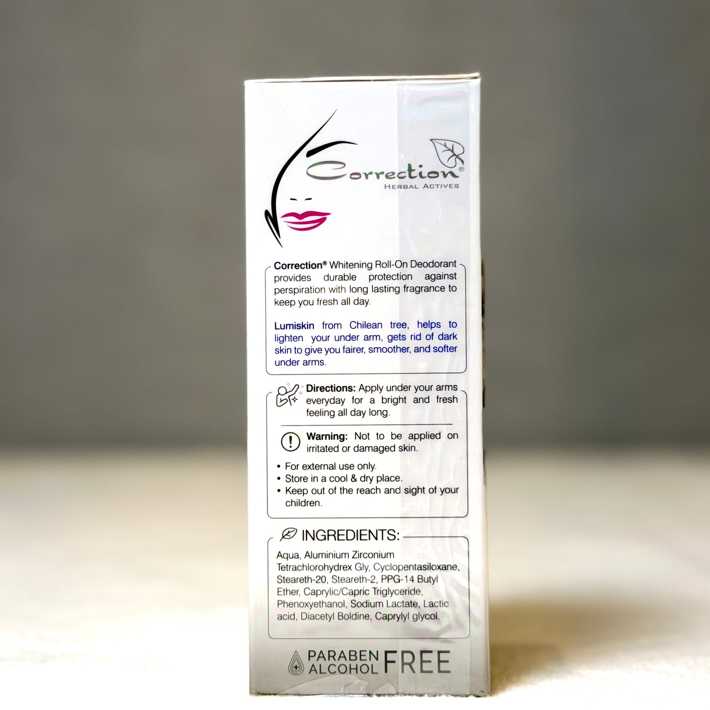 Correction Roll-On Deodorant Fragrance Free 60ml