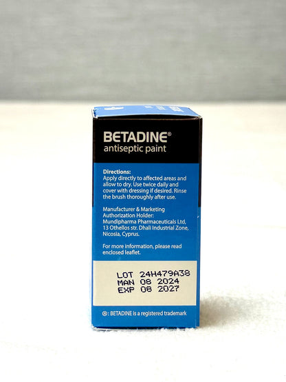 Betadine Antiseptic Paint 10% Povidone-Iodine 8ml | Wound Antiseptic