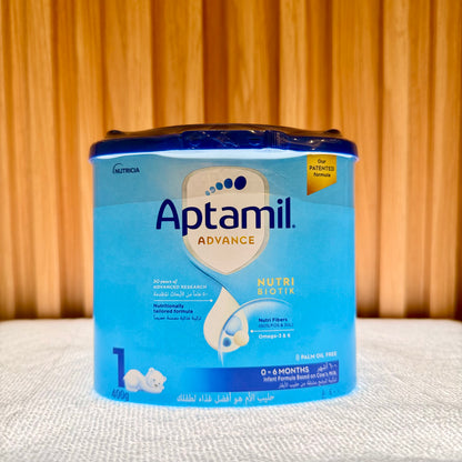 Aptamil Advance 1 Infant Formula For 0-6 Months, 400G