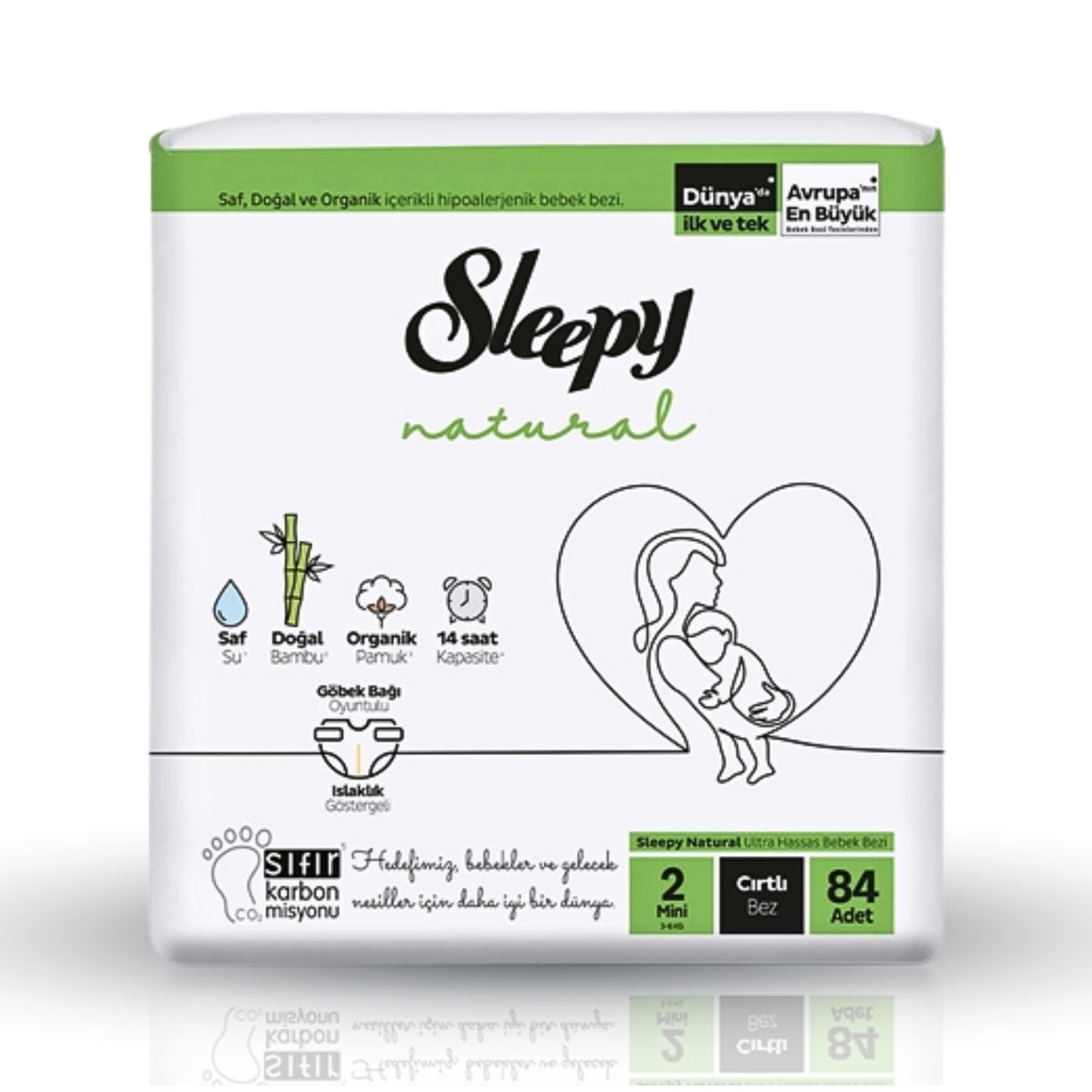 Sleepy Diaper Size 2 84s