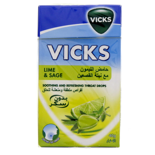 Vicks Drops Lime Sage