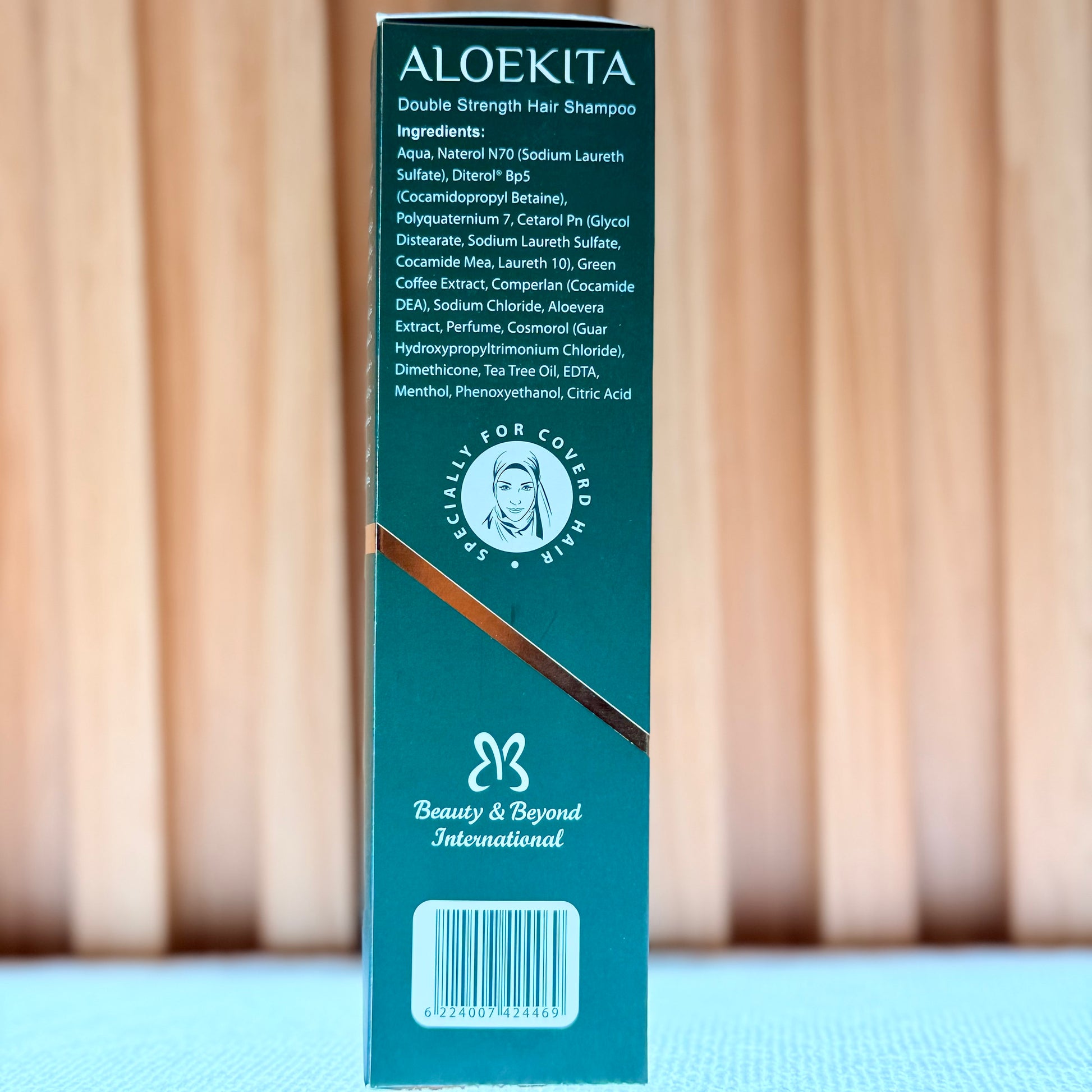 Aloekita Double Strength DSDA Aloe Vera Strengthening Shampoo for Weak, Thinning & Damaged Hair, 250ml