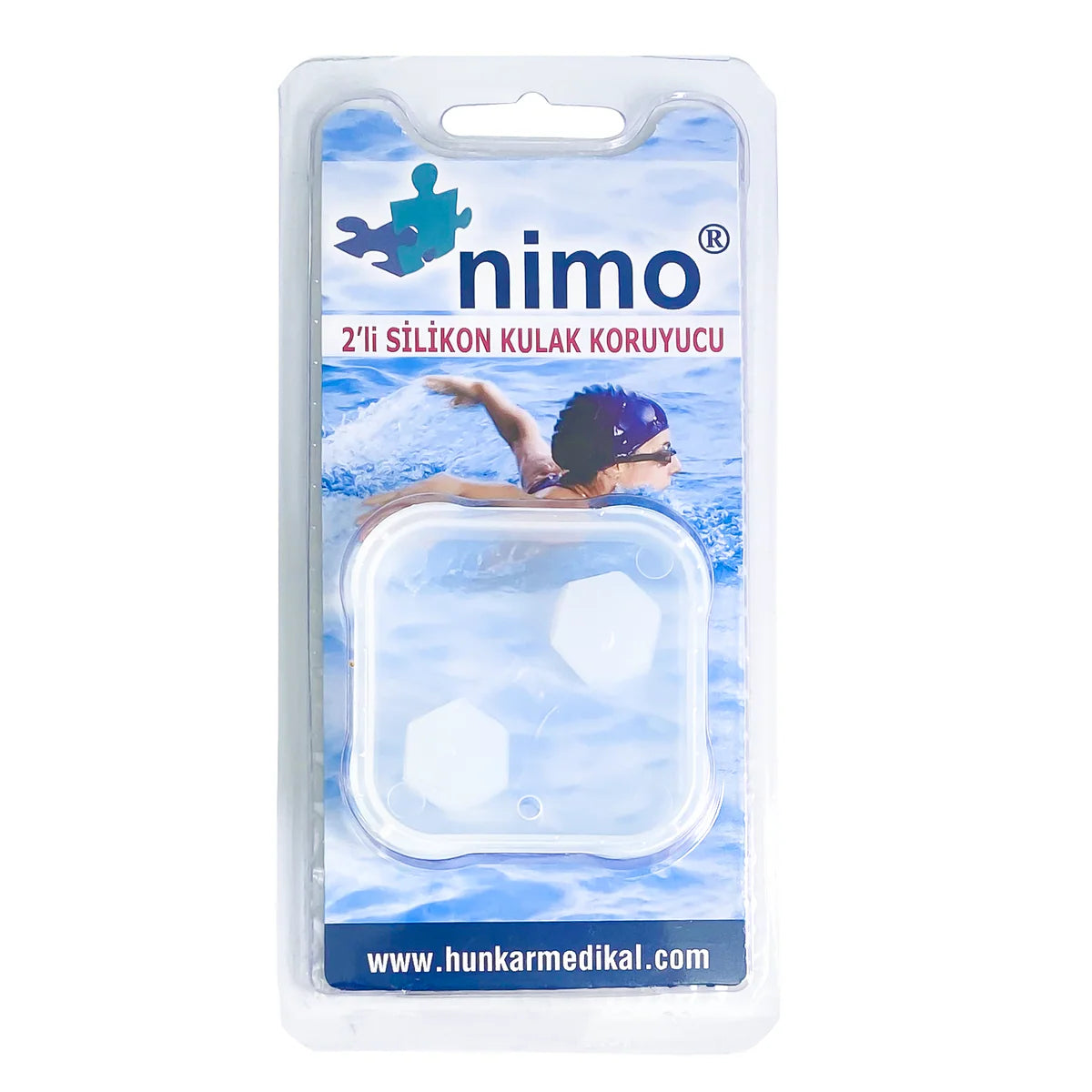 Nimo Silicone Ear Plugs For Kids, 2 Pairs