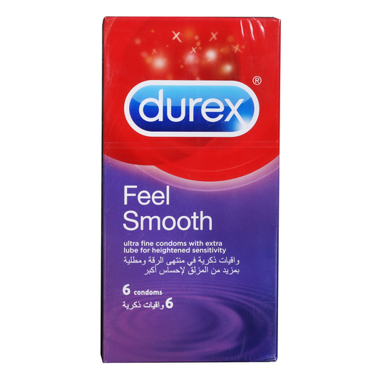 Durex Feel Smooth Condoms 6s