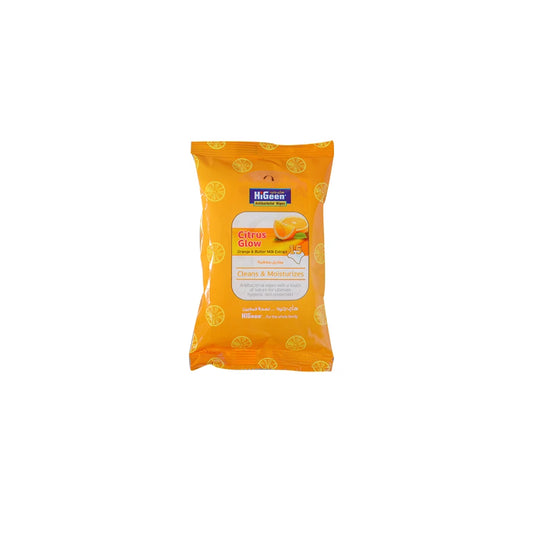 Higeen Antibacterial Wipes Citrus Glow 15s