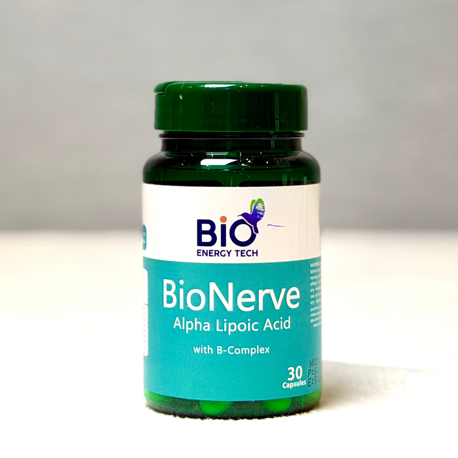 Bio Energy Tech BioNerve Alpha Lipoic Acid Capsules, 30 Count