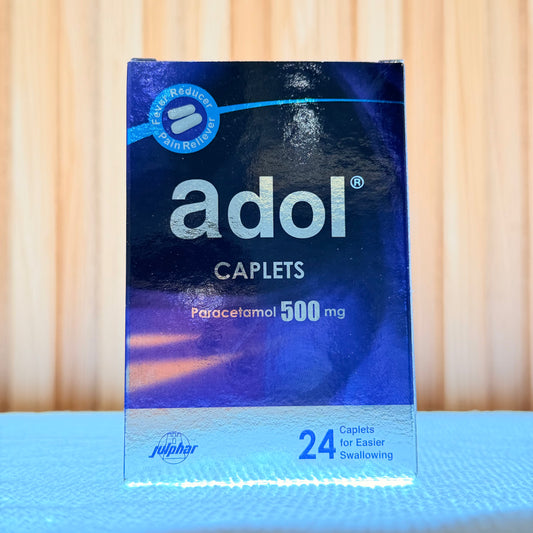 Adol Paracetamol 500 Mg Caplets, 24 Pieces