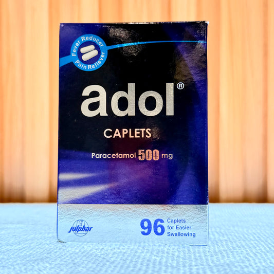 Adol Paracetamol 500 Mg Caplets, 96 Pieces