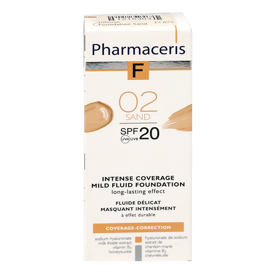 Pharmaceris F Intense Mild Fluid Foundation SPF 20 Sand 02 30ml