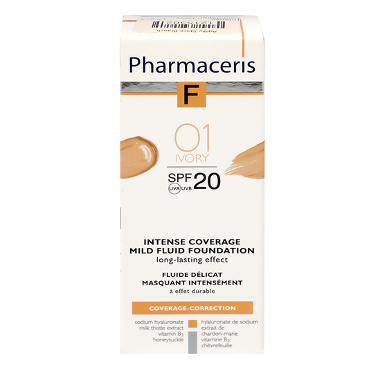 Pharmaceris F Intense Fluid Foundation SPF 20 Ivory 01 30ml