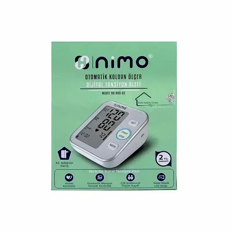 Nimo Upper Arm Digital Blood Pressure Monitor (HKD-02)