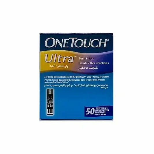 OneTouch Ultra Blood Glucose Test Strips 50s
