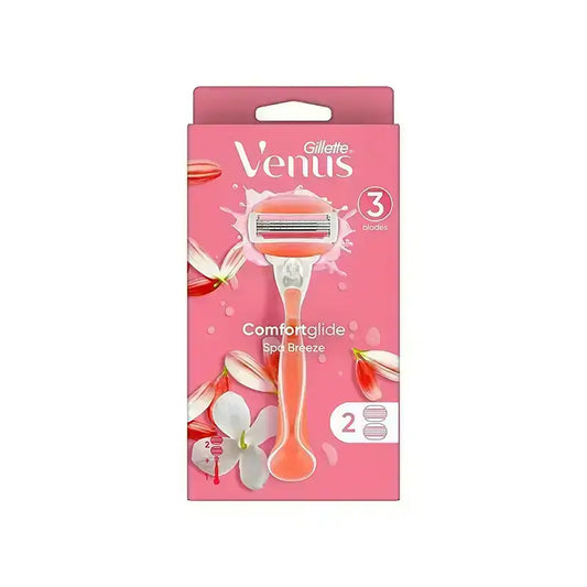 Gillette Venus ComfortGlide Breeze Razor (1 Handle + 2 Cartridges)