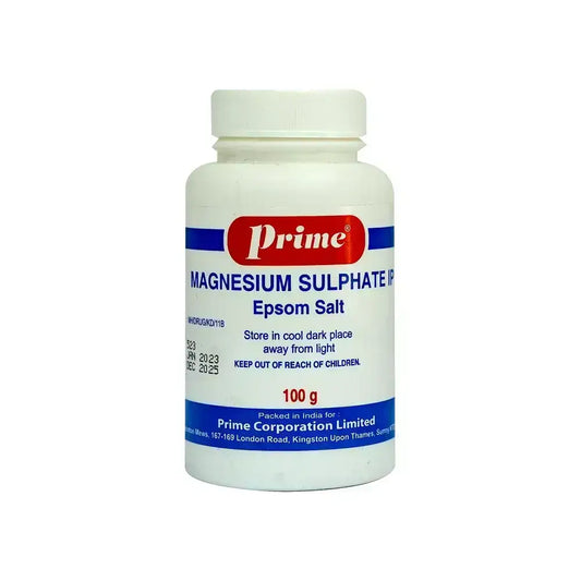 Prime Care Magnesium Sulphate IP Epsom Salt 100g