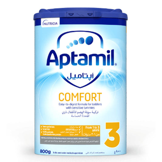 Aptamil Comfort 3 Growing-Up Formula for Sensitive Tummies (1–3 Years) 800g