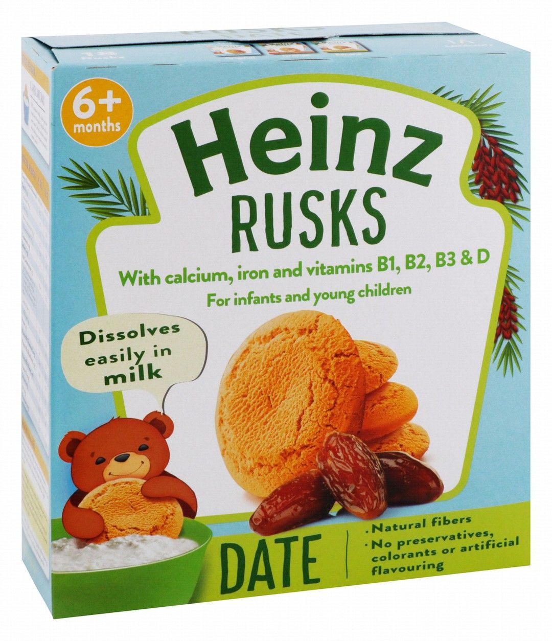 Heinz Farley's Rusks Date Flavour, 6+ Months, 300G