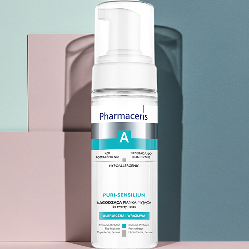 Pharmaceris A Puri-Sensilium Cleansing Face Foam for Dry & Sensitive Skin 150ml