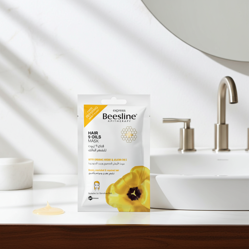 Beesline Hypoallergenic Hair Mask With 9 Oils For Tinted & Damaged Hair 25g
