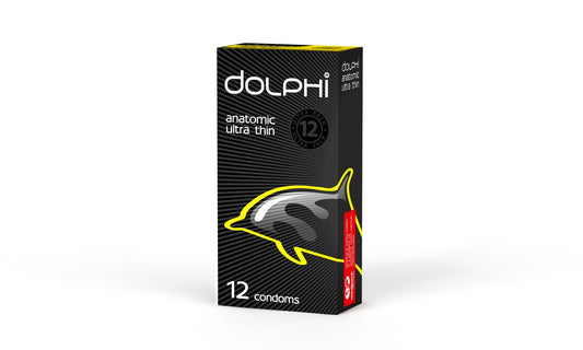 Dolphi Anatomic Ultra Thin Condoms 12 Pieces