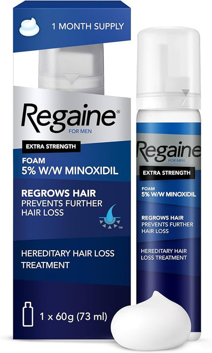 Regaine Regrows Hair Foam 5% Minoxidil For Men, 73ml