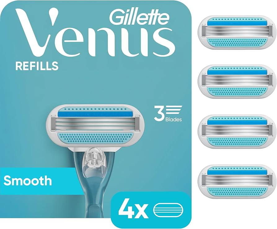 Gillette Venus 3 Smooth Razor Blades 4S