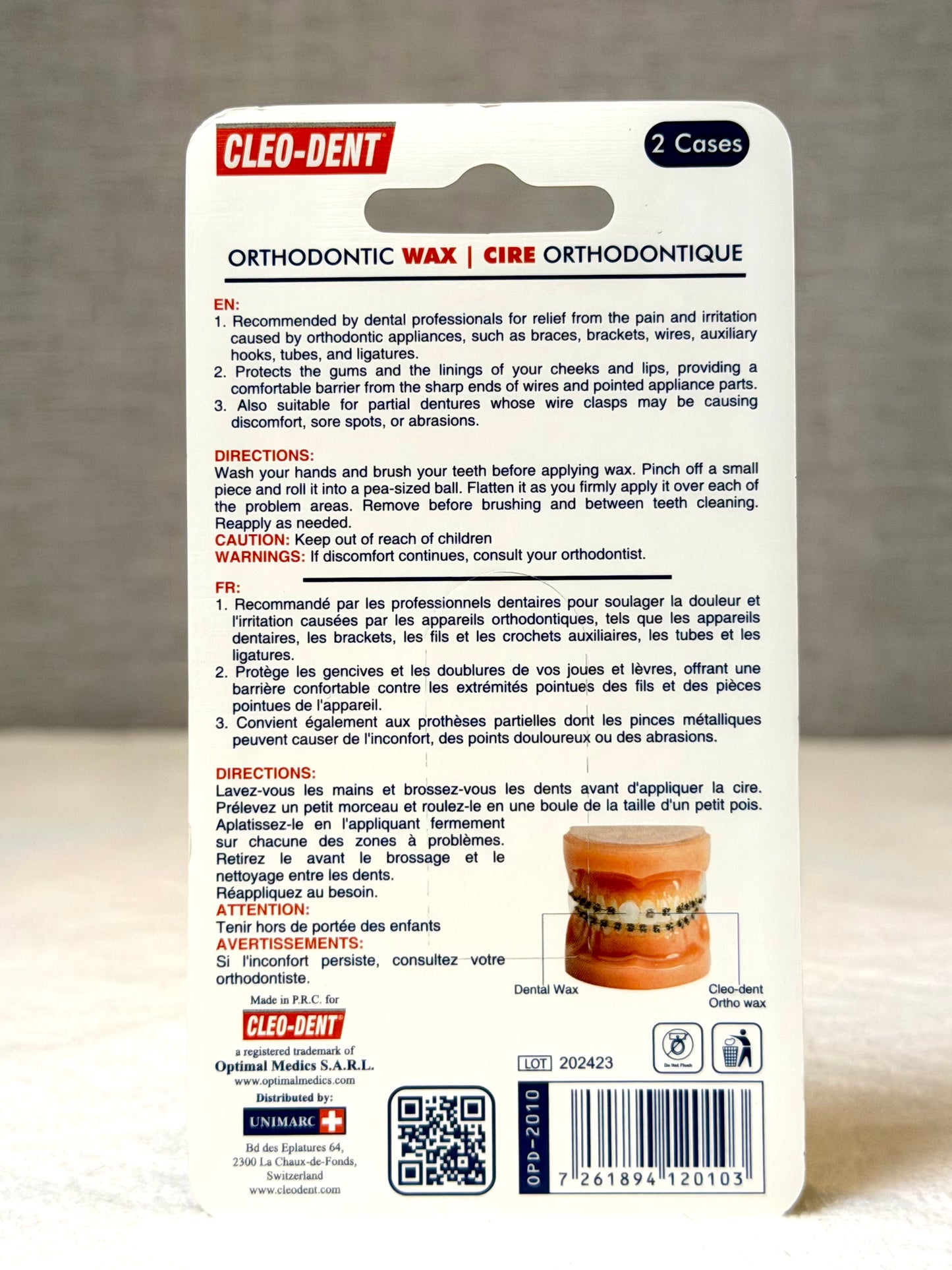 Cleo-Dent Orthodonic Wax-Opd 2010