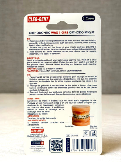 Cleo-Dent Orthodonic Wax-Opd 2010