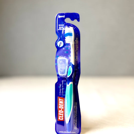 Cleo-Dent Curved Med Toothbrush