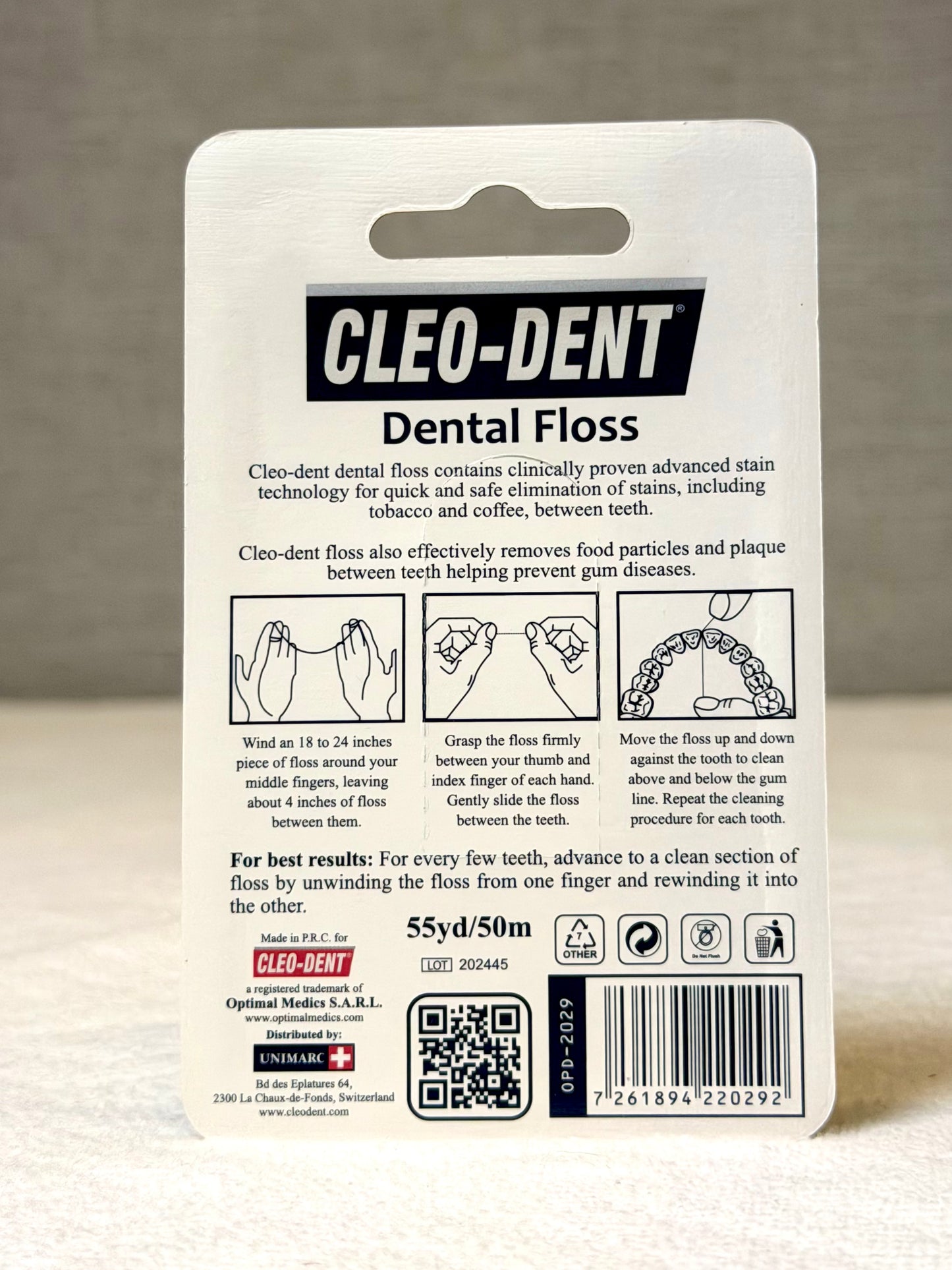Cleo-Dent Dental Floss 50M Opd - 2029