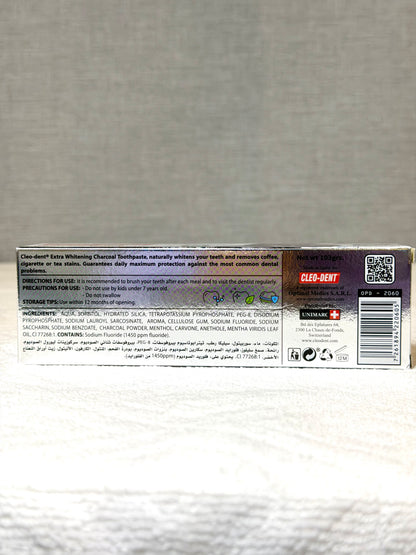 Cleo-Dent Tooth Paste Charcoal 75Ml Opd 2060