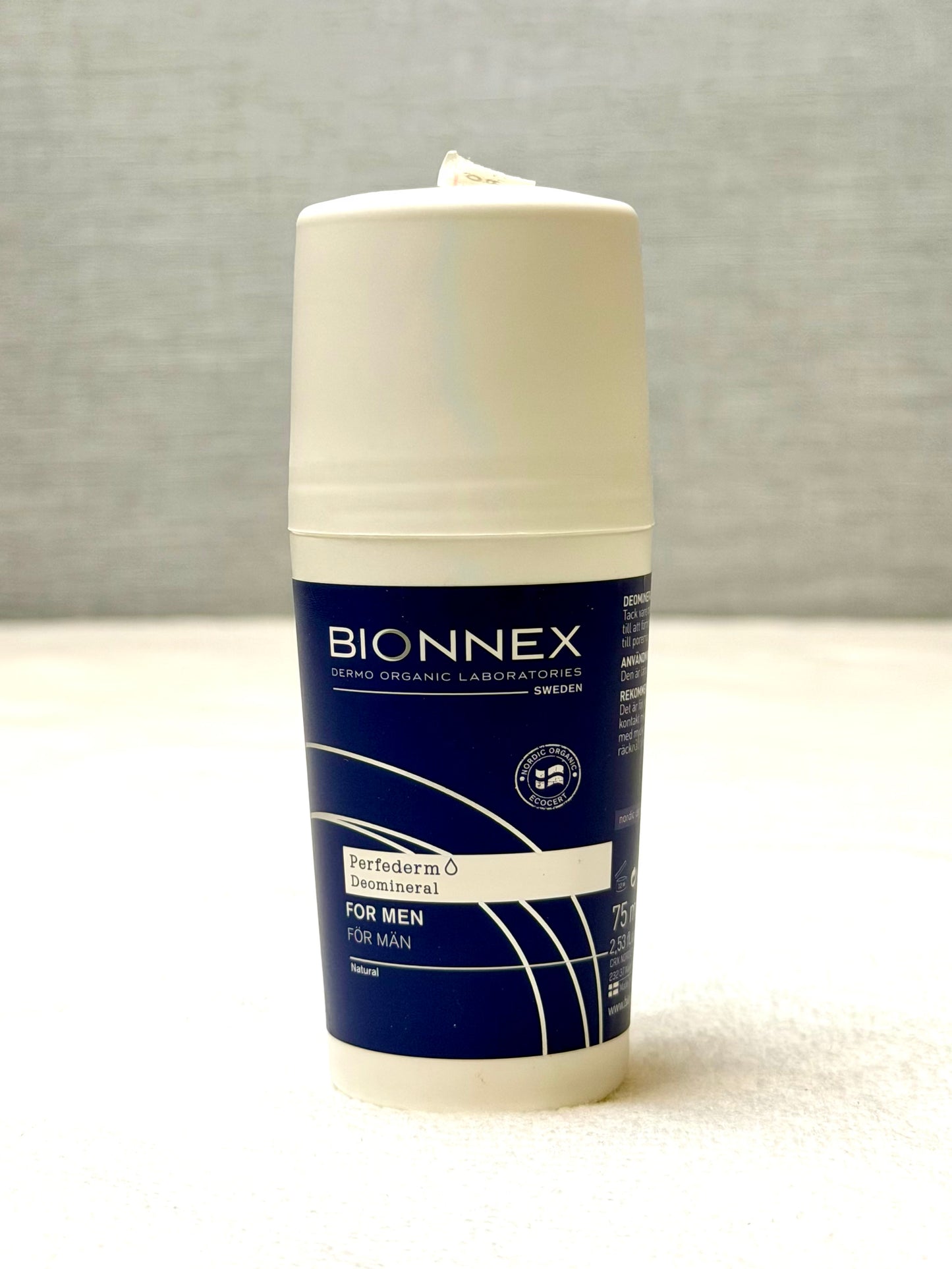 Bionnex Perfederm Deomineral Roll-On Deodorant For Men 75ml