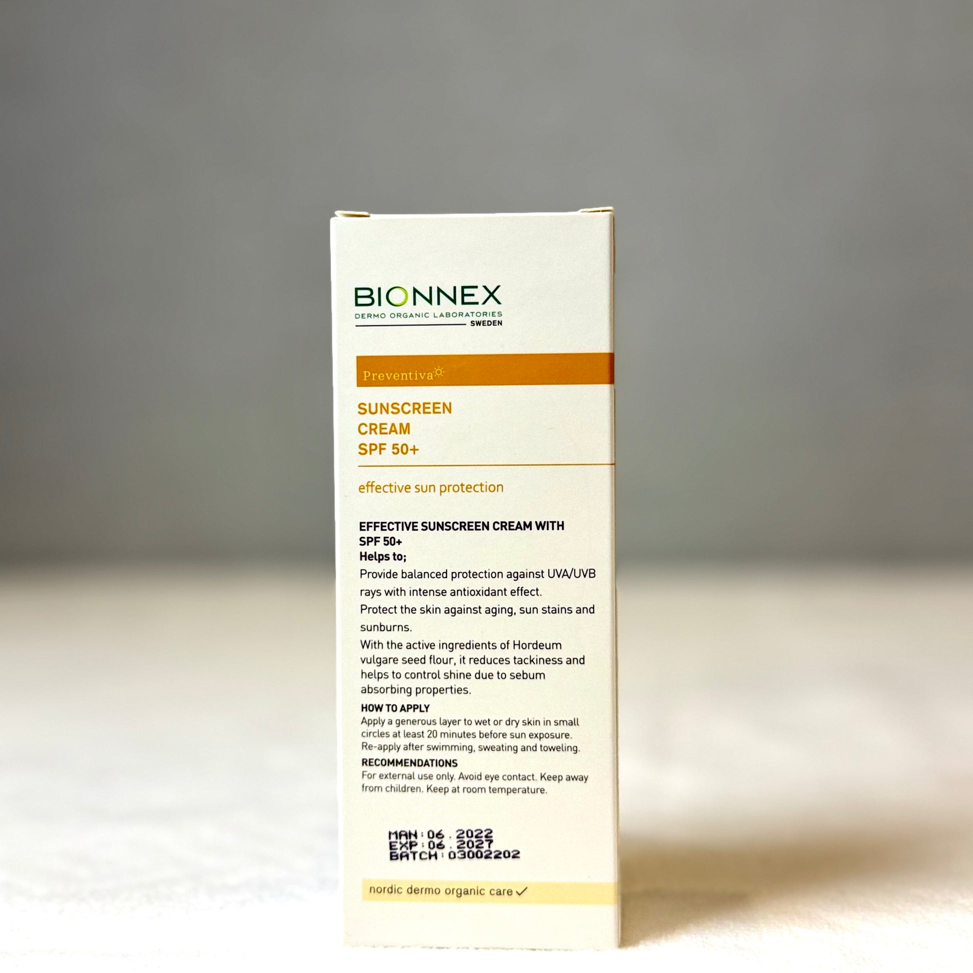 Bionnex Perfederm Sunscreen Cream SPF 50